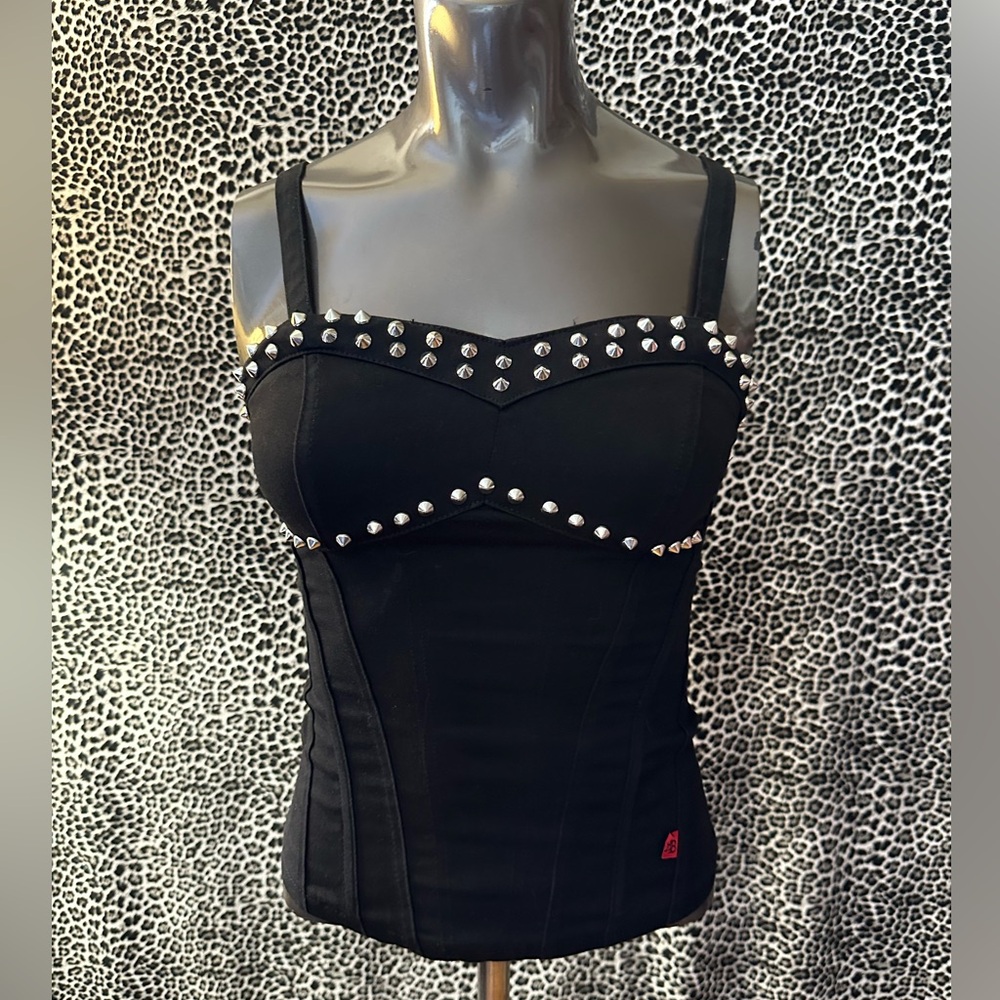 *SOLD* Royal Bones Studded Corset Small